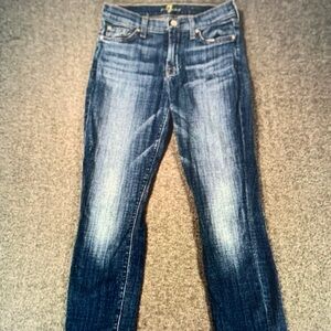 7 For All Mankind Blue Jeans